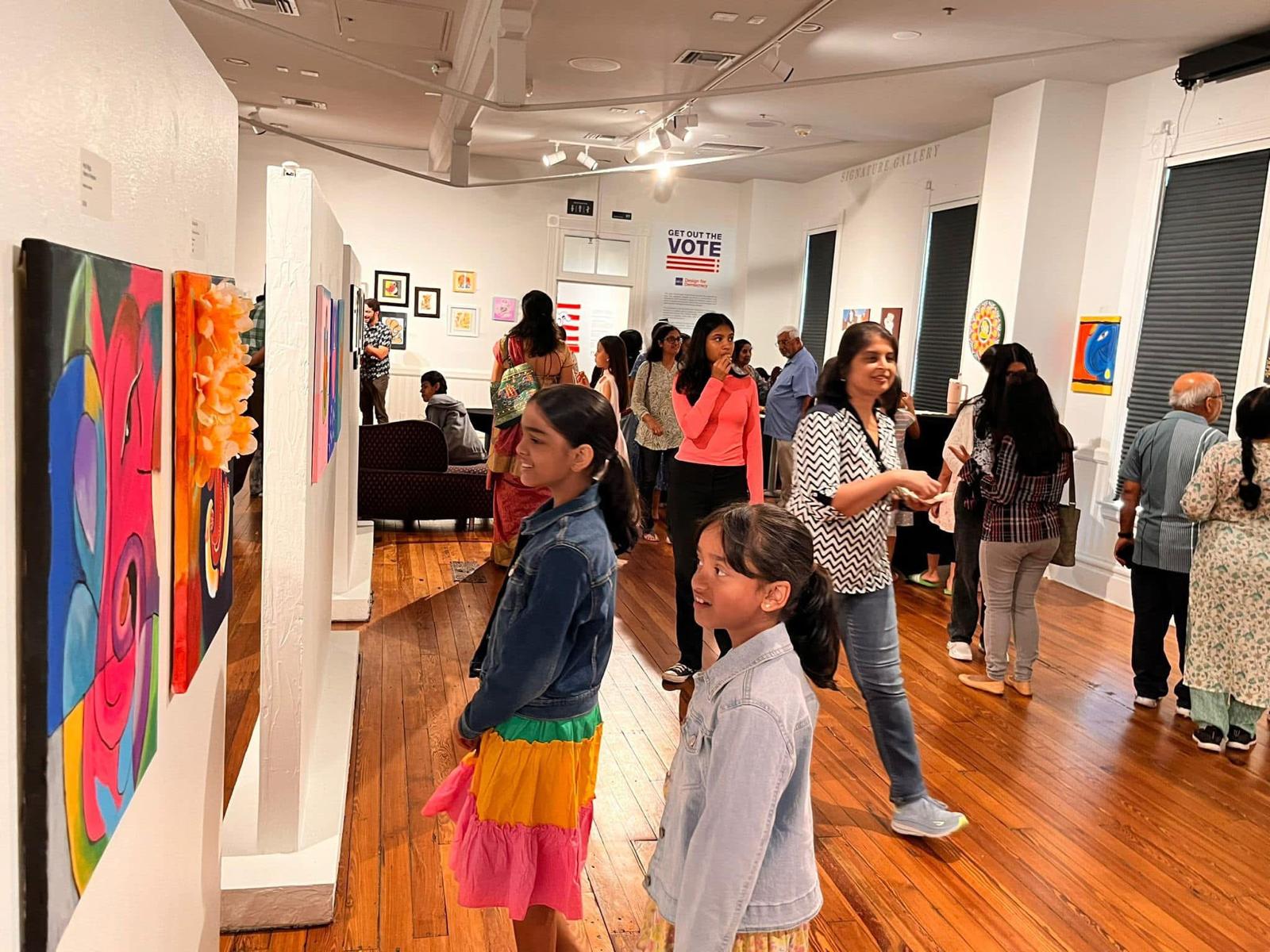 Exhibition project viewing