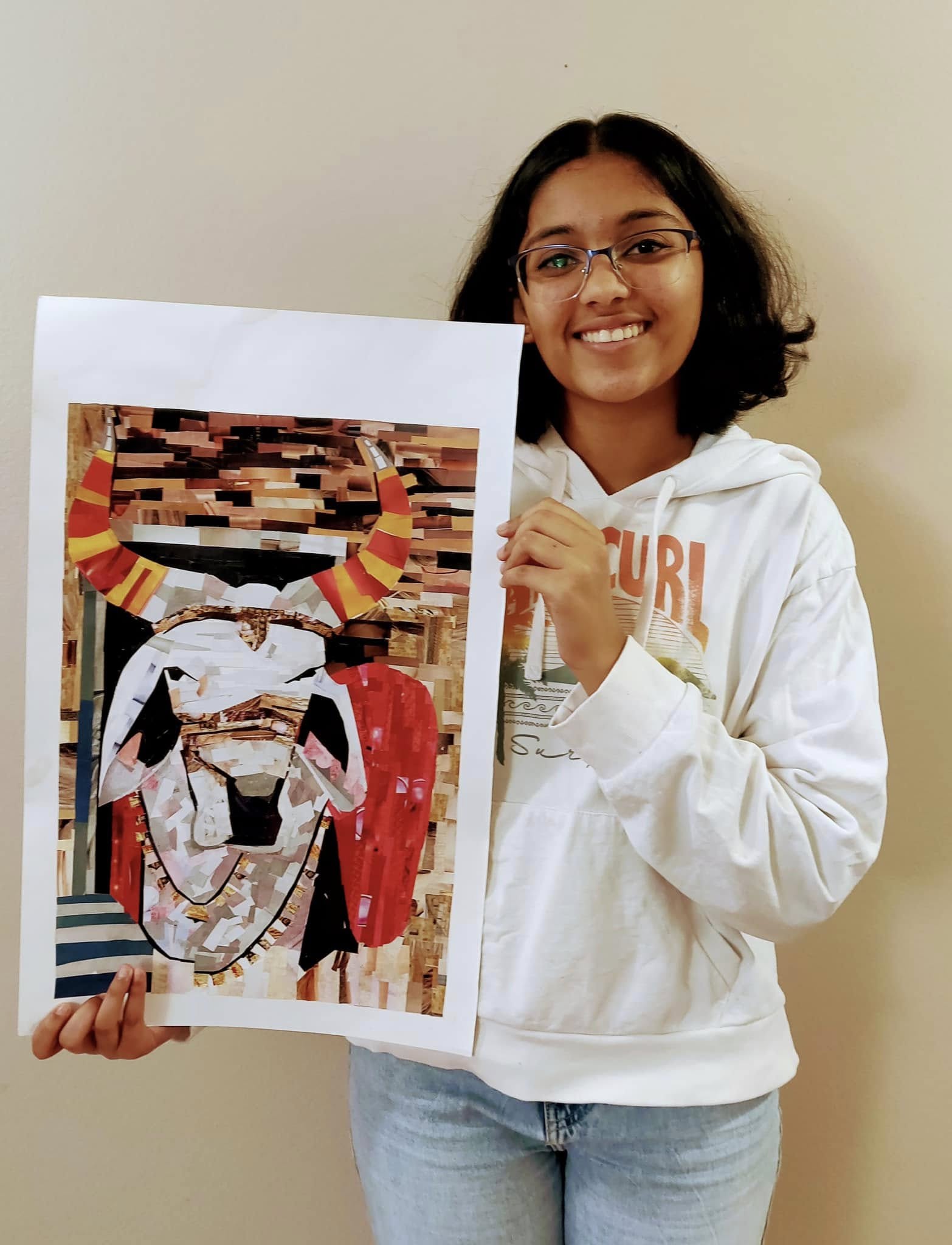 Student artwork - colorful painting