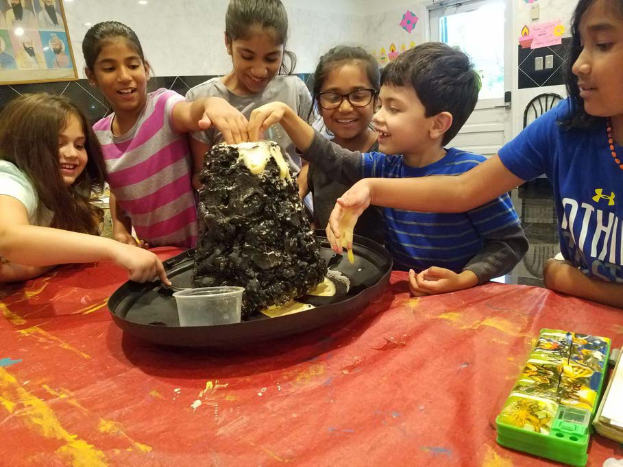 Volcano art project 2019